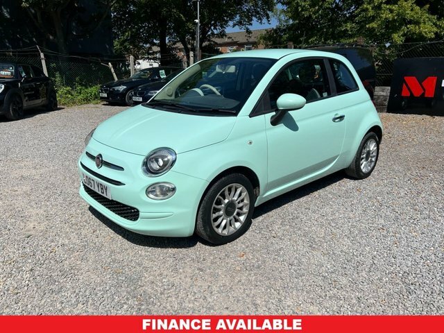 Fiat 500 1.2 Eco Pop Star Hatchback Euro LO67YBY Green #3
