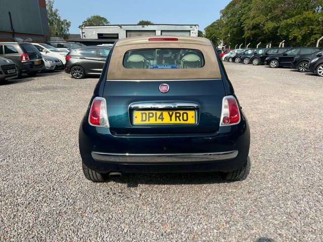 Fiat 500C 0.9 Twinair Lounge Convertible E Blue #6