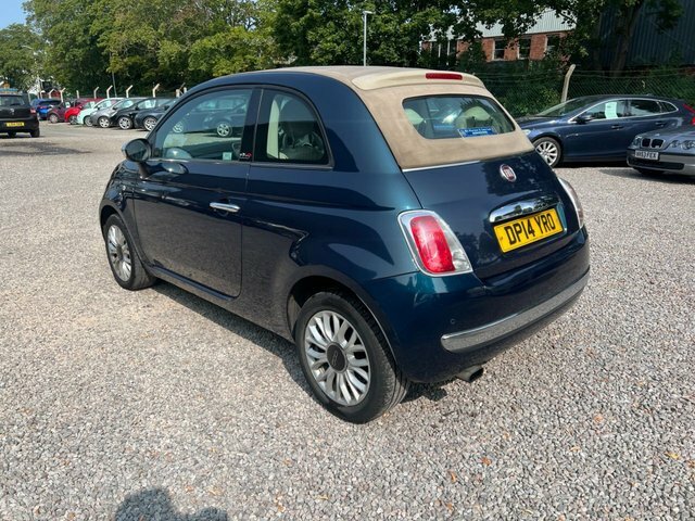 Fiat 500C 0.9 Twinair Lounge Convertible E Blue #5