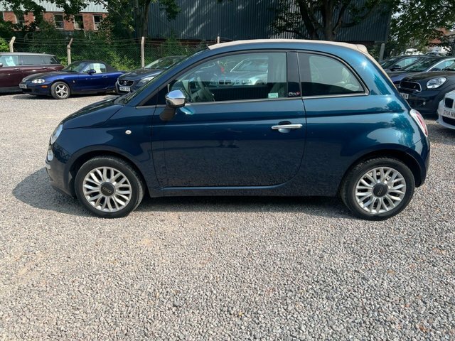 Fiat 500C 0.9 Twinair Lounge Convertible E Blue #4