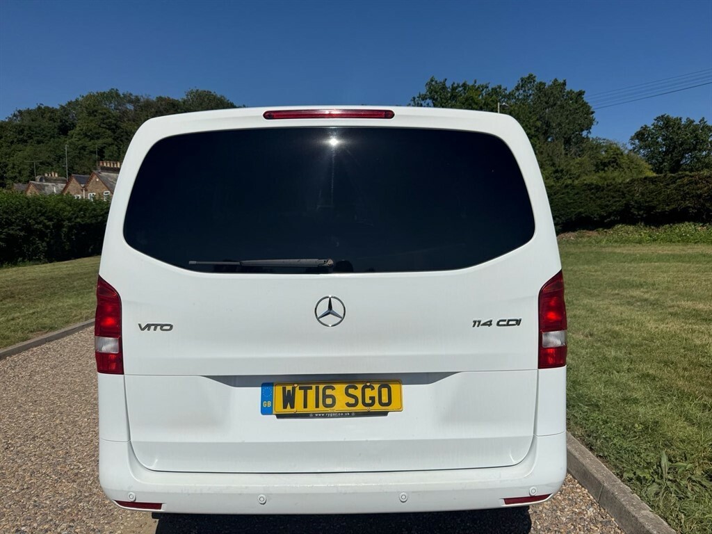 Mercedes-Benz Vito 2.1 L 2.1 114 Cdi Bluetec Crew Van Double Cab White #5
