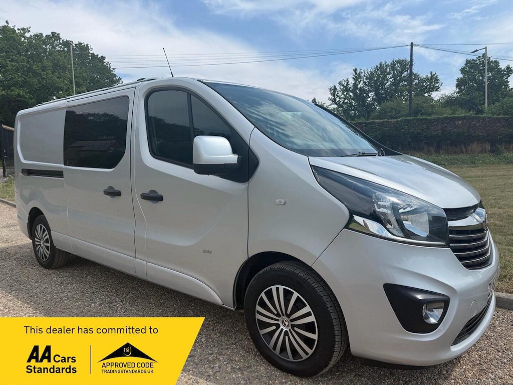 Vauxhall Vivaro 1.6 L 1.6 Cdti 2900 Biturbo Ecoflex Sportive Crew Grey