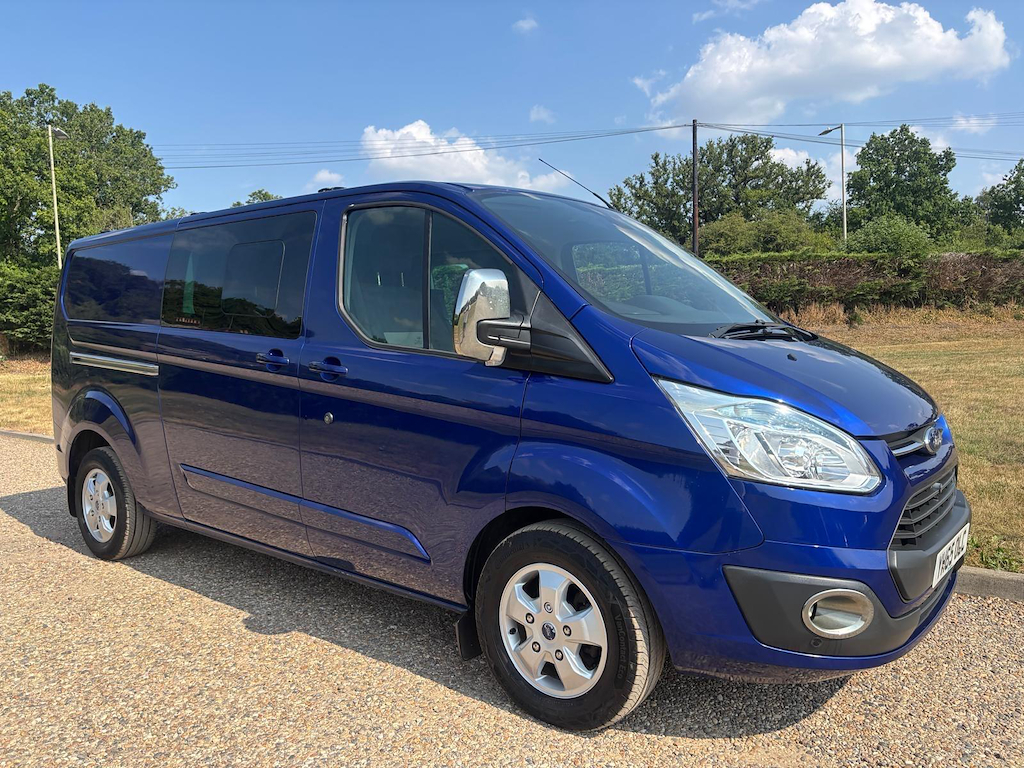 Ford Transit Custom Custom 2.2 Tdci 290 Crew Limited L2 H1 Blue #10