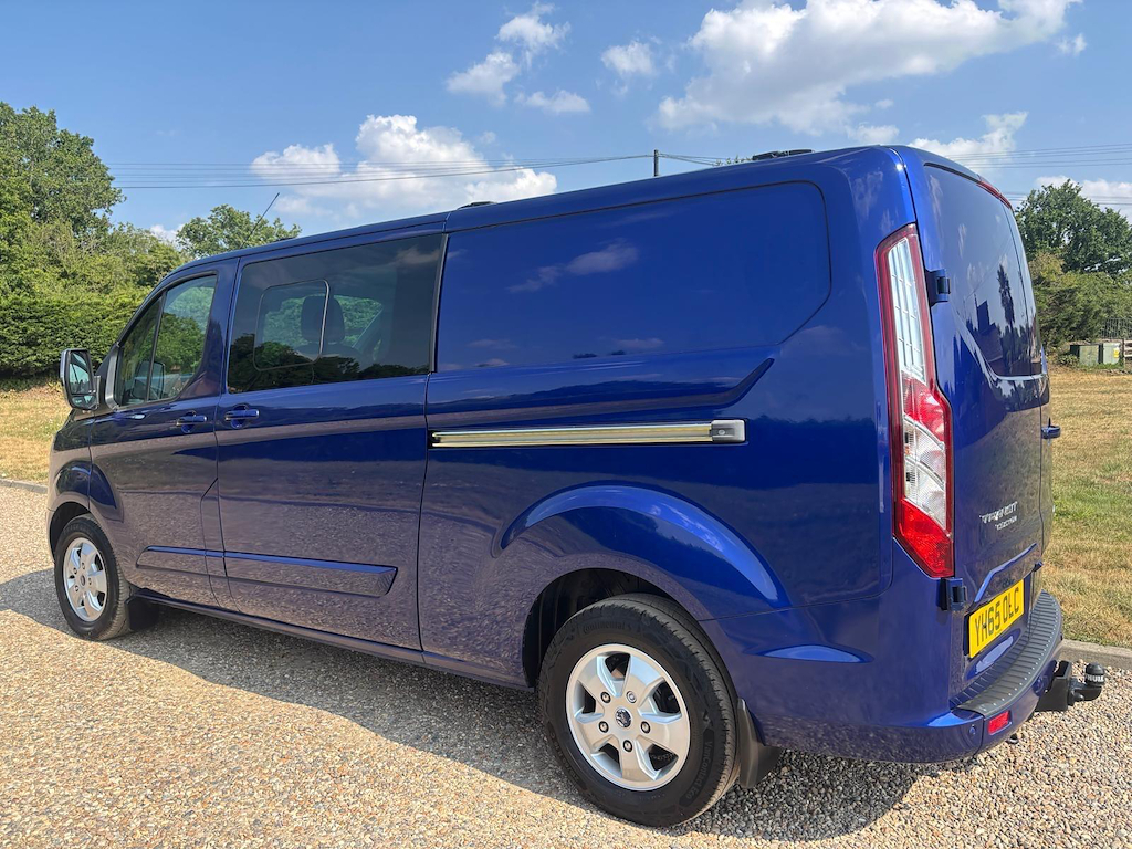 Ford Transit Custom Custom 2.2 Tdci 290 Crew Limited L2 H1 Blue #4