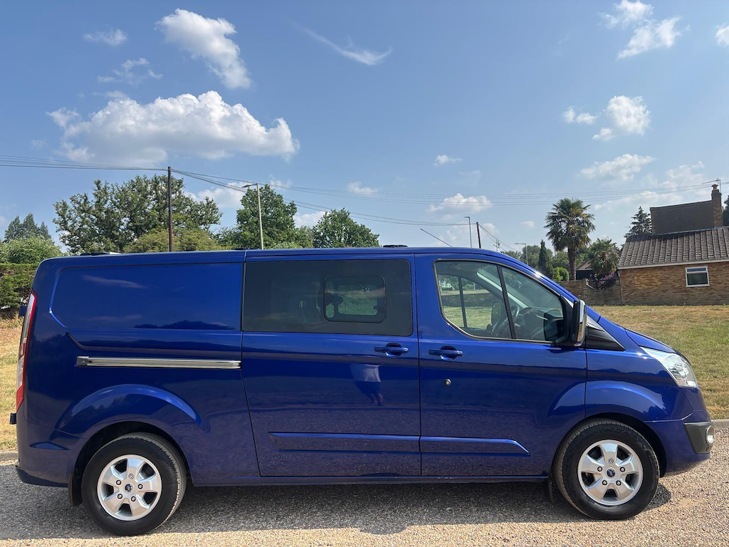 Ford Transit Custom Custom 2.2 Tdci 290 Crew Limited L2 H1 Blue #9