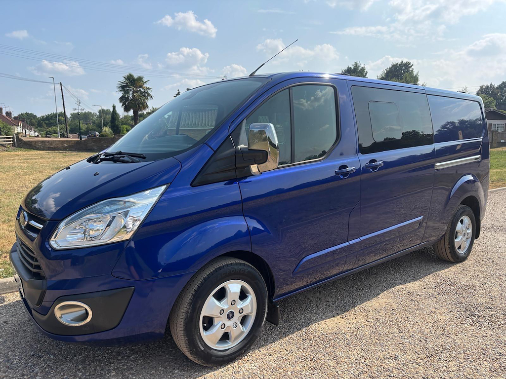 Ford Transit Custom Custom 2.2 Tdci 290 Crew Limited L2 H1 Blue #3