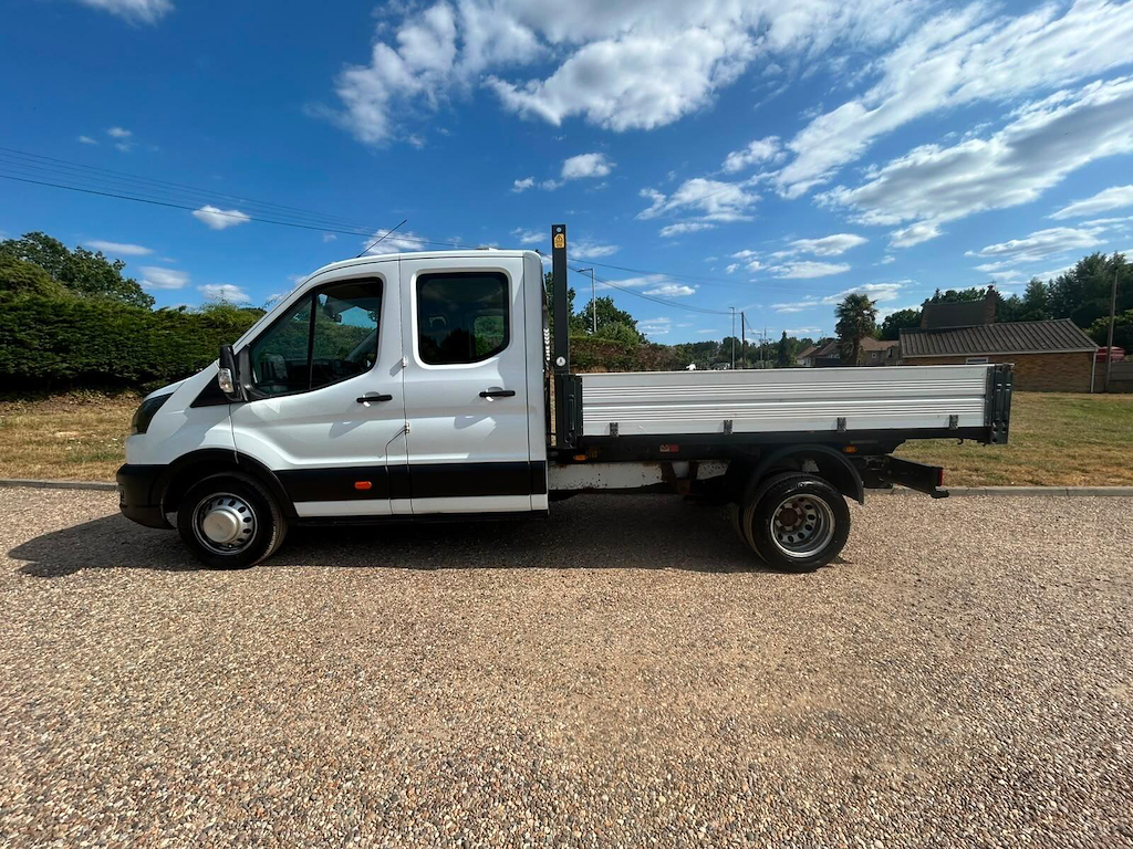 Ford Transit Custom 2.0 L 2.0 350 Ecoblue Leader Tipper Double Cab SH69PHA White #3