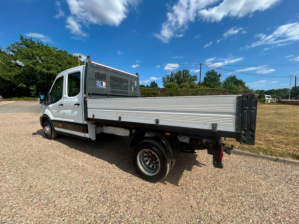 Ford Transit Custom 2.0 L 2.0 350 Ecoblue Leader Tipper Double Cab SH69PHA White #4