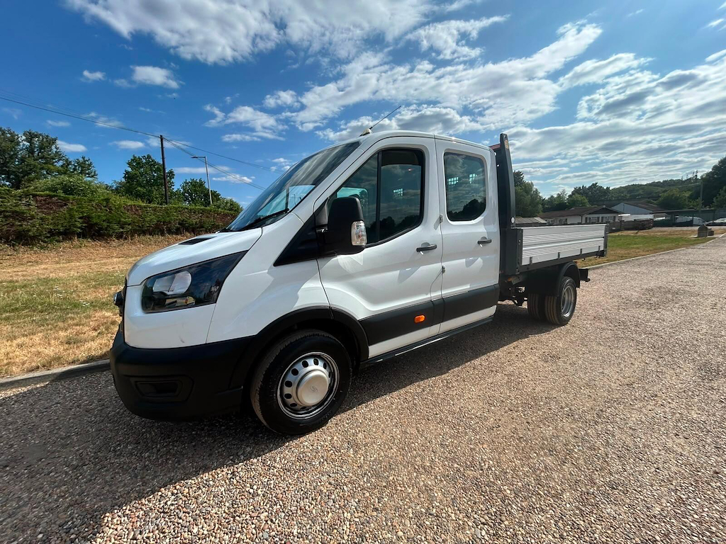 Ford Transit Custom 2.0 L 2.0 350 Ecoblue Leader Tipper Double Cab SH69PHA White #2