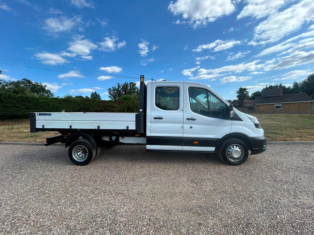 Ford Transit Custom 2.0 L 2.0 350 Ecoblue Leader Tipper Double Cab SH69PHA White #6