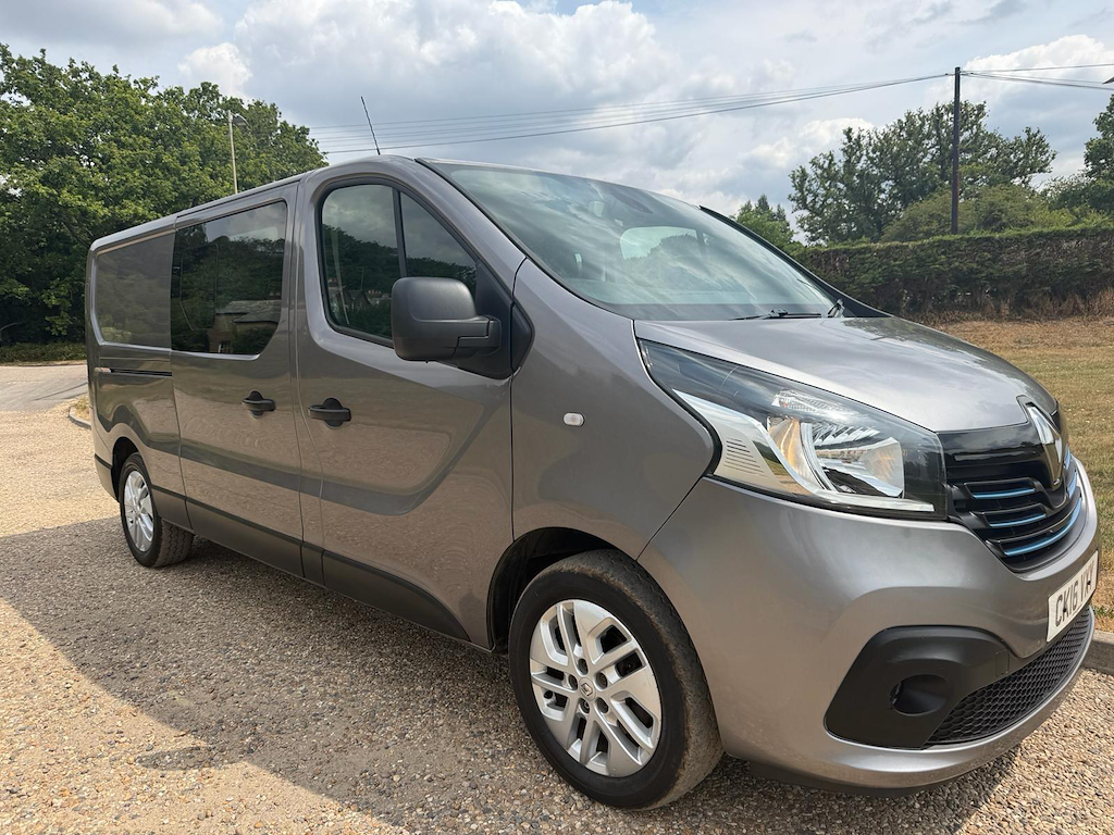 Renault Trafic 1.6 L 1.6 Dci Energy 29 Sport Crew Van Lwb Euro 5 Grey #6