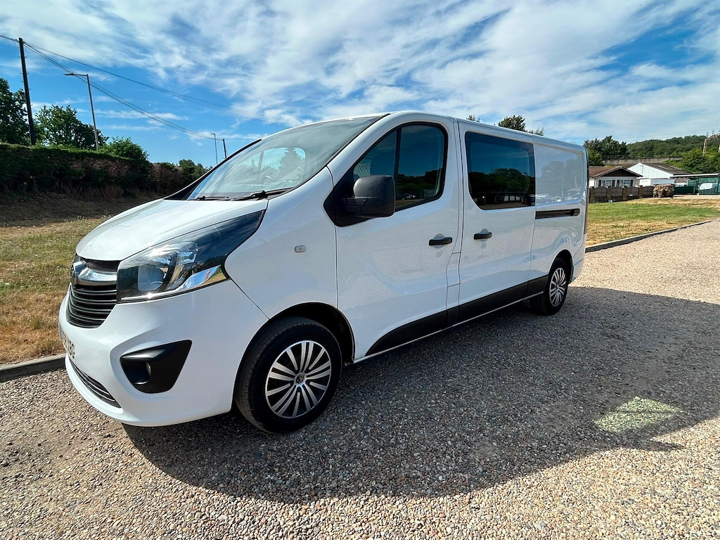 Vauxhall Vivaro 1.6 L 1.6 Cdti 2900 Sportive Crew Van L2 H1 Euro 6 White #3
