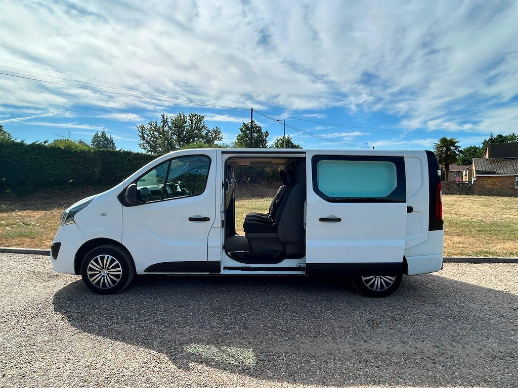 Vauxhall Vivaro 1.6 L 1.6 Cdti 2900 Sportive Crew Van L2 H1 Euro 6 White #5