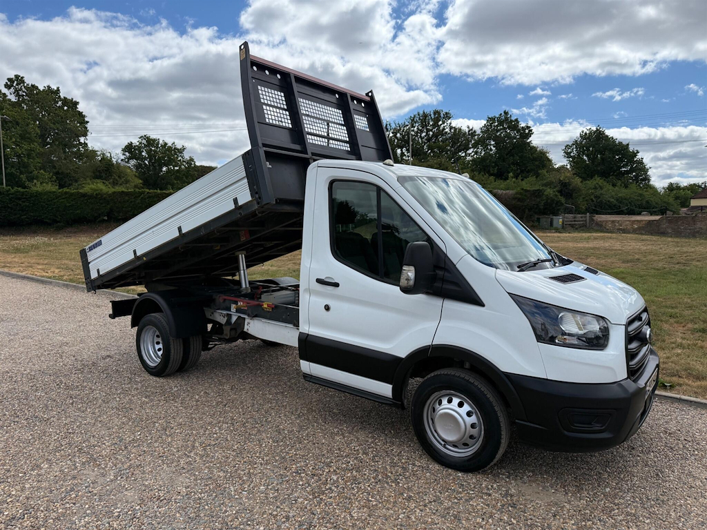 Ford Transit Custom 2.0 L 2.0 350 Ecoblue Leader Tipper Man White #3