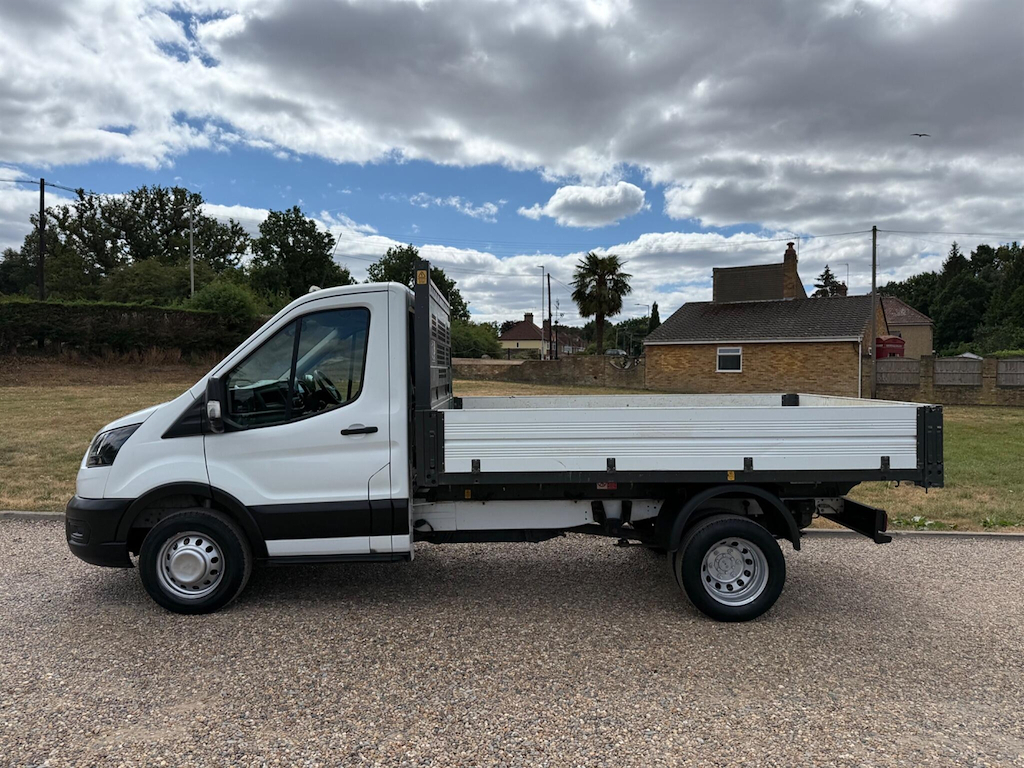 Ford Transit Custom 2.0 L 2.0 350 Ecoblue Leader Tipper Man White #5