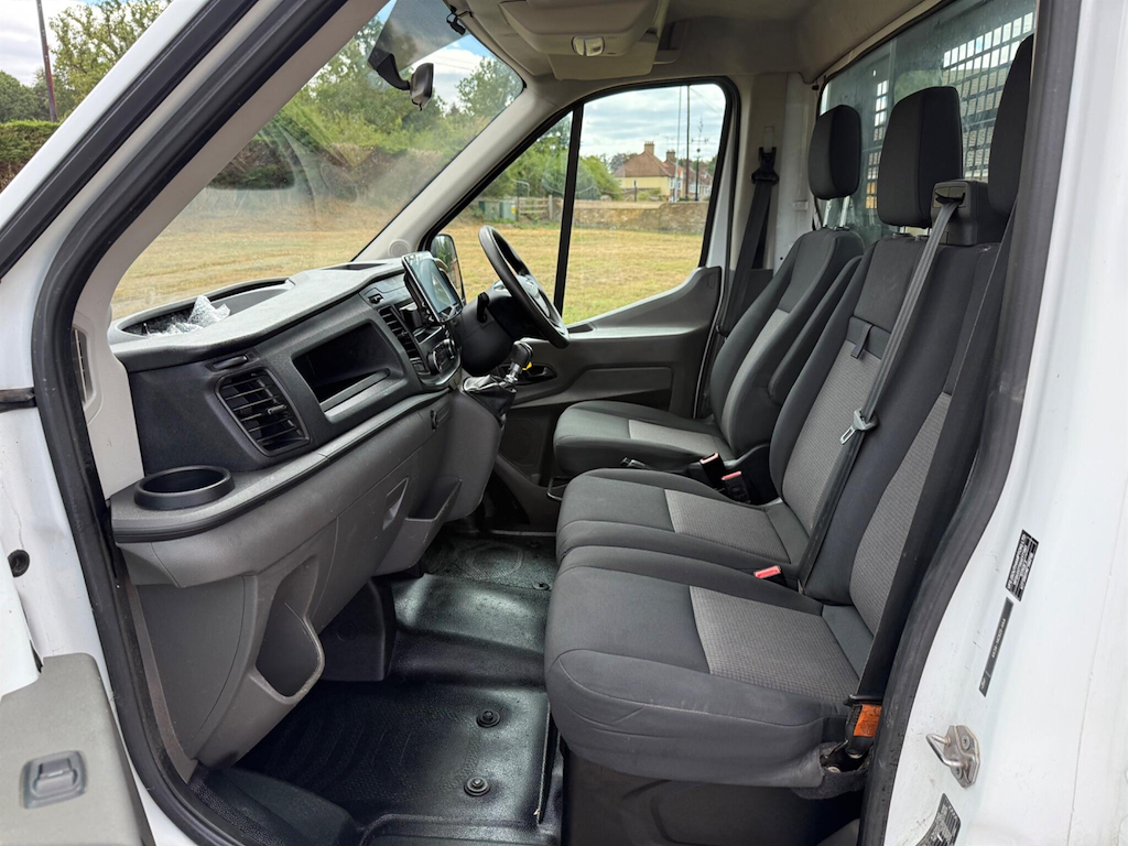 Ford Transit Custom 2.0 L 2.0 350 Ecoblue Leader Tipper Man White #6