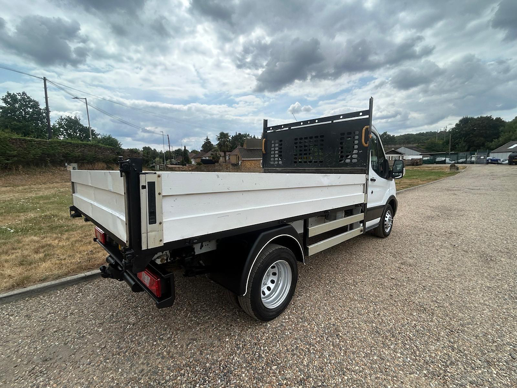 Ford Transit Custom 2.0 L 2.0 350 Ecoblue Leader Tipper Man White #5
