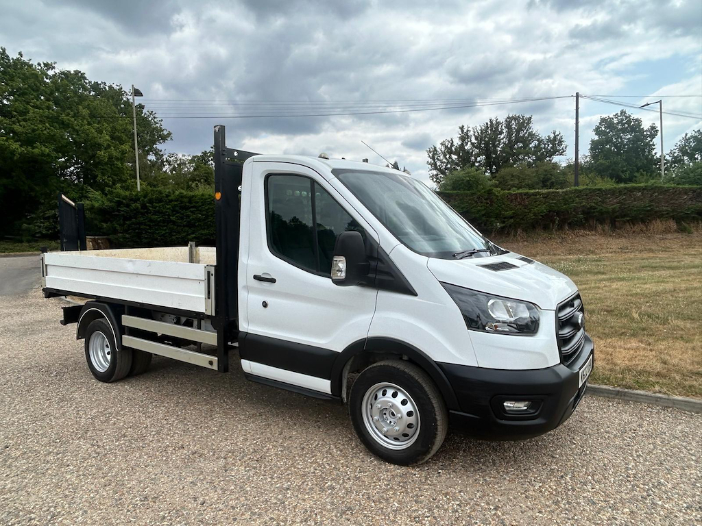 Ford Transit Custom 2.0 L 2.0 350 Ecoblue Leader Tipper Man White #6