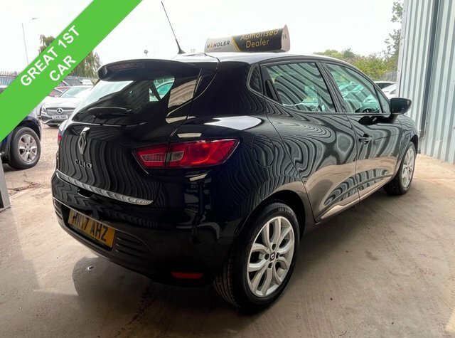 Renault Clio 1.2 16V Dynamique Nav Hatchback HK17AHZ Black #3