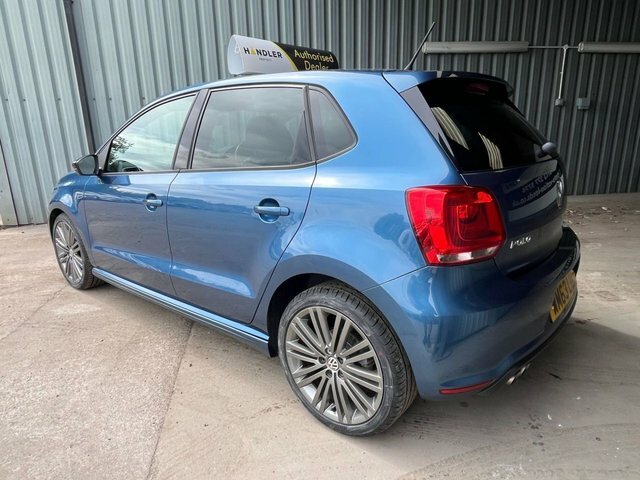 Volkswagen Polo 1.4 Tsi Bluemotion Tech Act Bluegt Hatchback P WM63LUL Blue #6