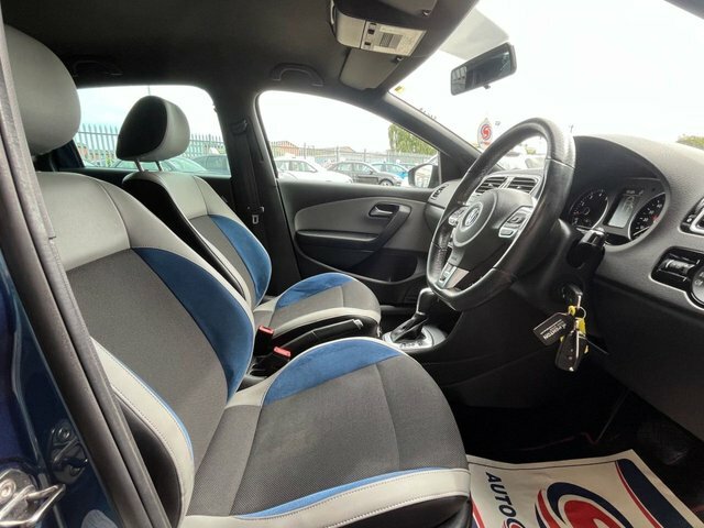 Volkswagen Polo 1.4 Tsi Bluemotion Tech Act Bluegt Hatchback P WM63LUL Blue #4
