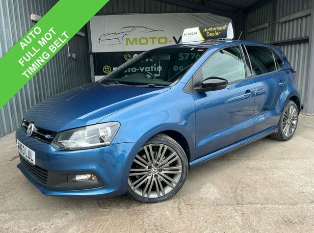 Volkswagen Polo 1.4 Tsi Bluemotion Tech Act Bluegt Hatchback P Blue