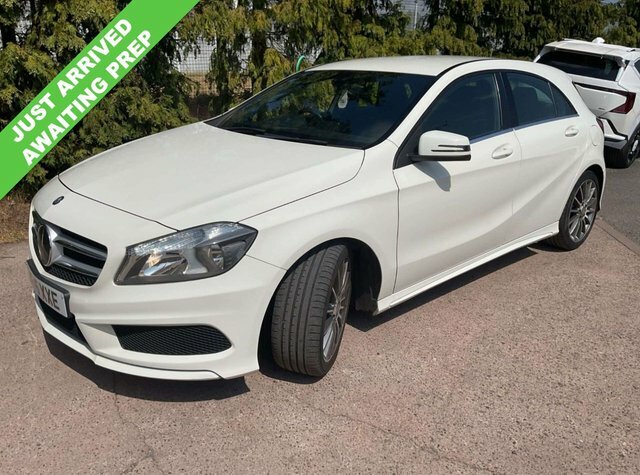 Mercedes-Benz A Class Hatchback White #1
