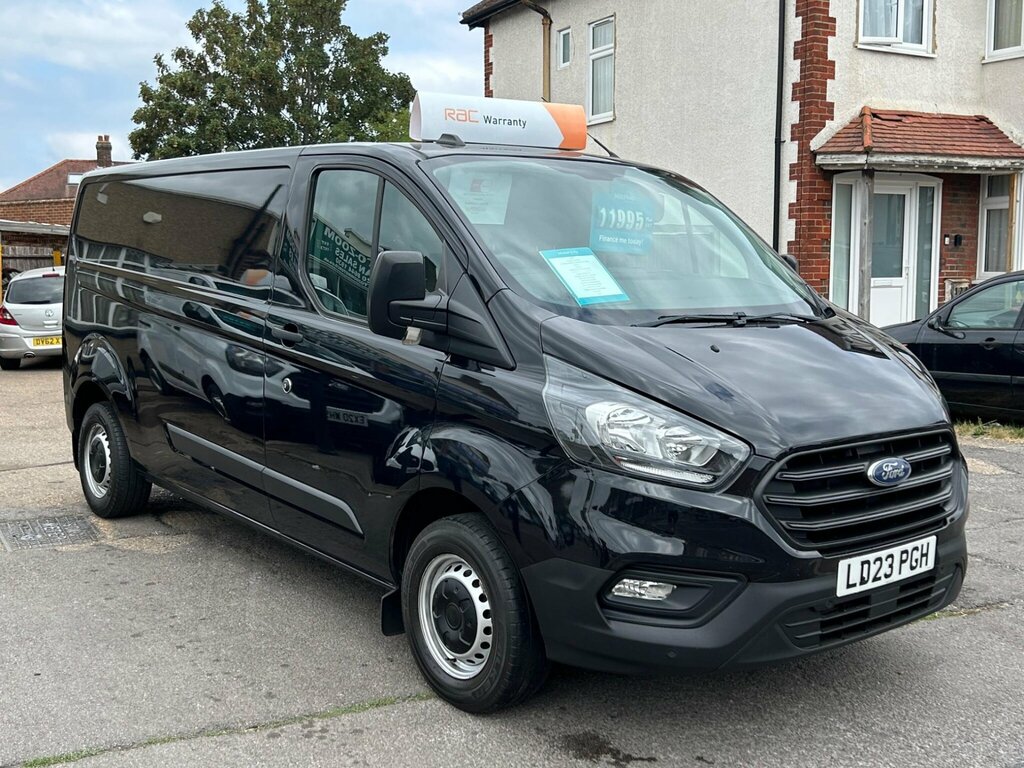 Ford Transit Custom 2.0 300 Ecoblue Leader L2 H1 Euro 6 Ss Black