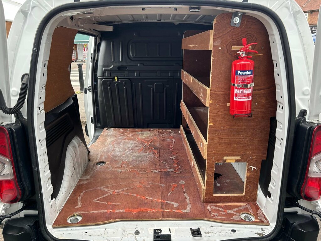 Peugeot Partner 1.5 Bluehdi 1000 Professional Standard Panel Van S White #4