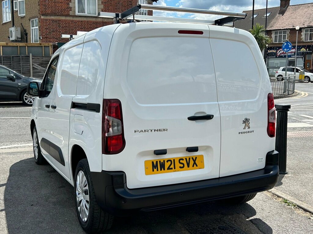Peugeot Partner 1.5 Bluehdi 1000 Professional Standard Panel Van S White #3