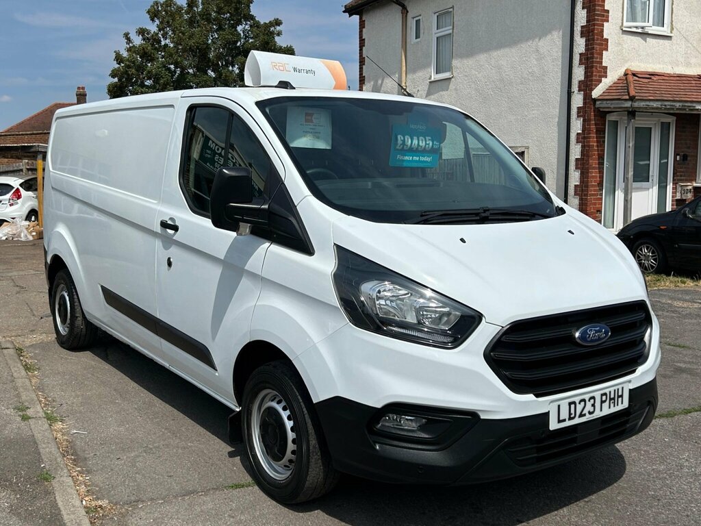 Ford Transit Custom 2.0 300 Ecoblue Leader L2 H1 Euro 6 Ss LD23PHH White