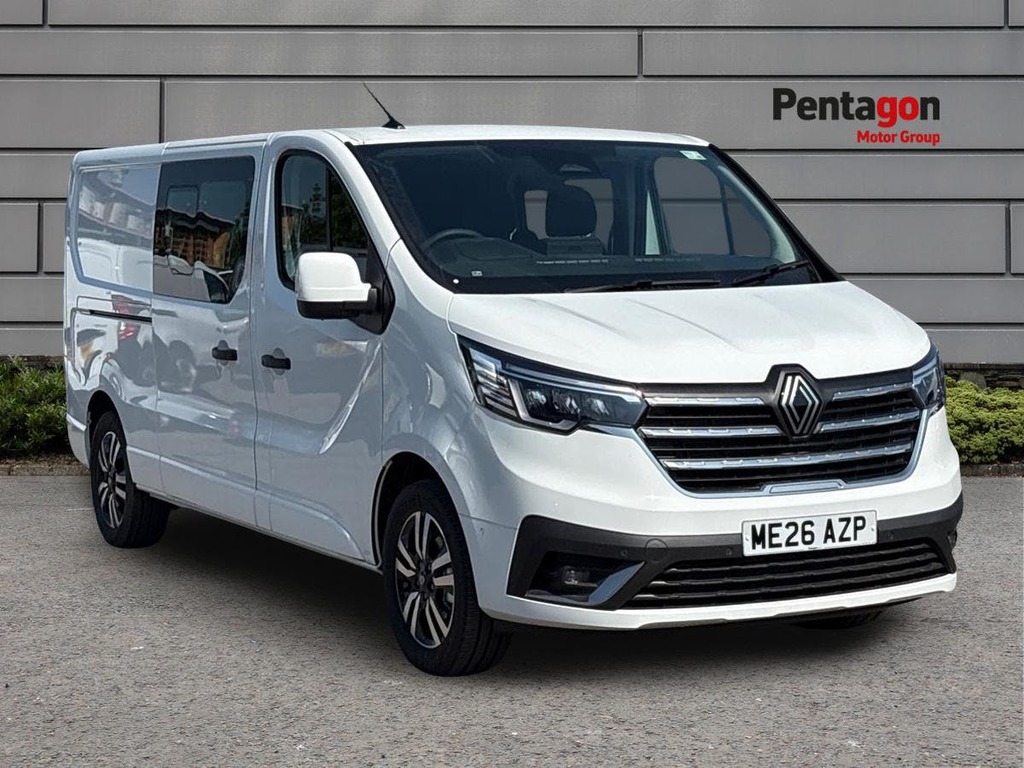 Renault Trafic 2.0 Dci Blue Ll30 Extra Sport Crew Van Double Cab White