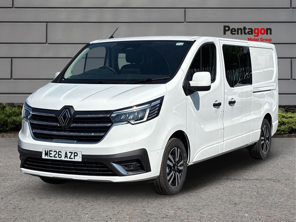 Renault Trafic 2.0 Dci Blue Ll30 Extra Sport Crew Van Double Cab ME26AZP White #3