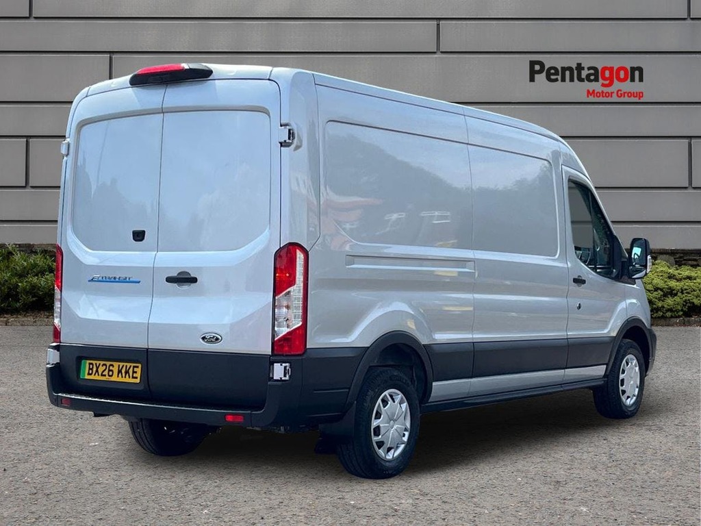 Ford Transit Custom 350 68Kwh Trend Panel Van Rwd L3 BX26KKE Silver #4