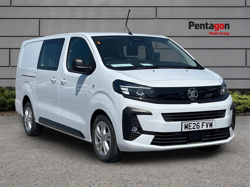 Vauxhall Vivaro 2.2 Turbo D Pro Xl Crew Van 6Dr Euro 6 White