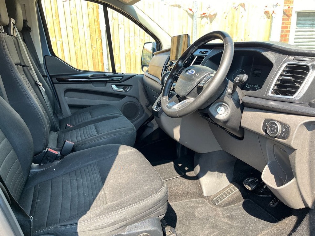 Ford Transit Custom 2.0 300 Ecoblue Limited Crew Van Double Cab Di SK72VTZ Blue #5
