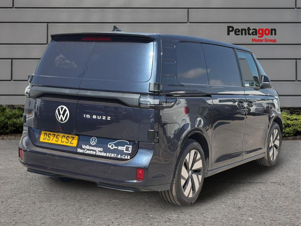Volkswagen ID.Buzz Pro 79Kwh Commerce Plus Panel Van Aut Blue #4