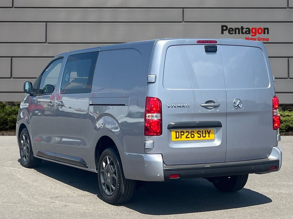 Vauxhall Vivaro 2.2 Pro Xl Crew Van Double Cab 6Dr Lwb DP26SUY Grey #2