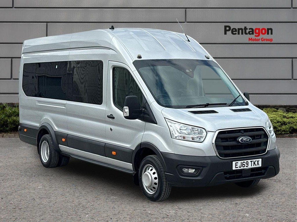 Ford Transit Custom 2.0 460 Ecoblue Leader Minibus Double Cab Dies Silver