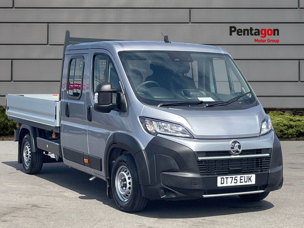 Vauxhall Movano 2.2 Cdti 3500 Biturbo Hd Prime Dropside Double Cab Grey