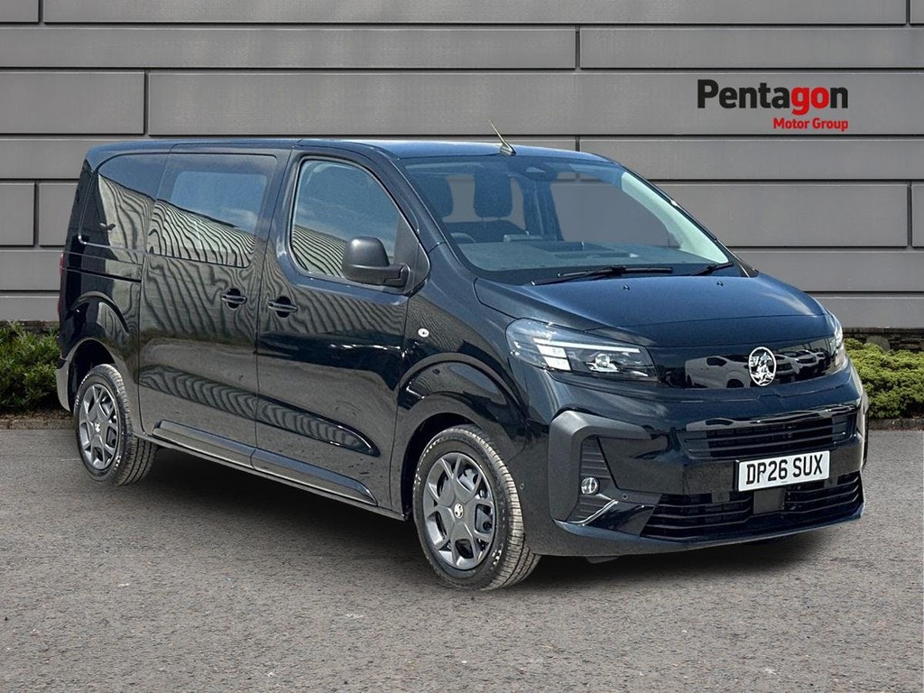 Vauxhall Vivaro 2.2 Pro M Crew Van Double Cab 6Dr Swb Black