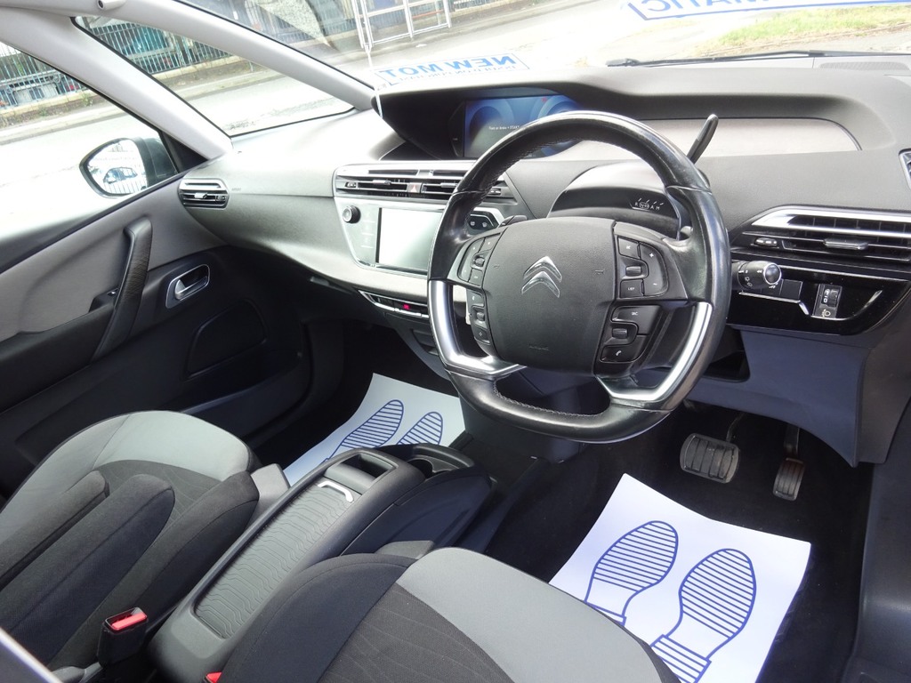 Citroen C4 Picasso Mpv 1.6 E-hdi Airdream Exclusive 2014 Silver #9