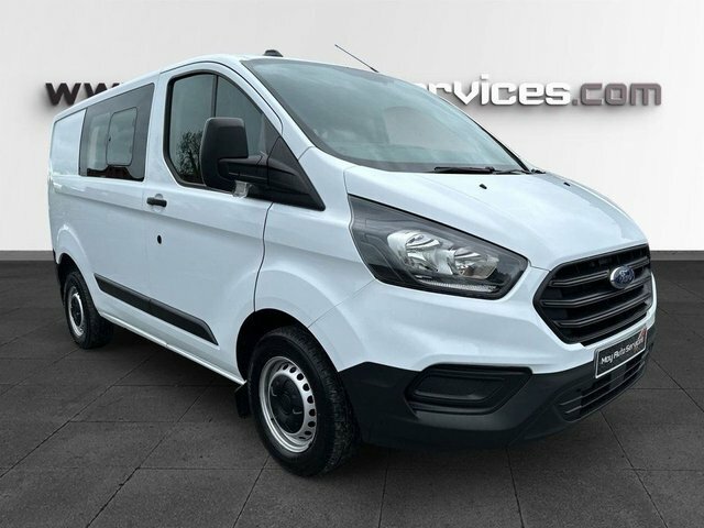 Ford Transit Custom 2024 2.0 300 Ecoblue Leader Crew Van Double Cab White
