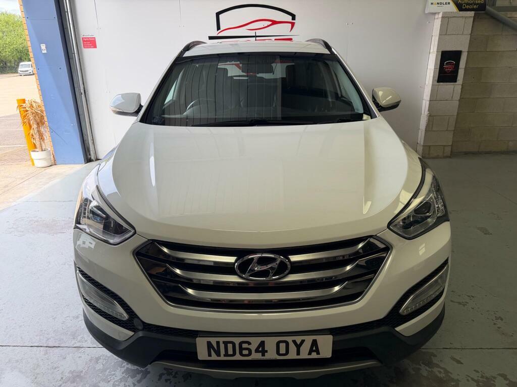 Hyundai Santa Fe 2.2 Crdi Premium Suv White #3