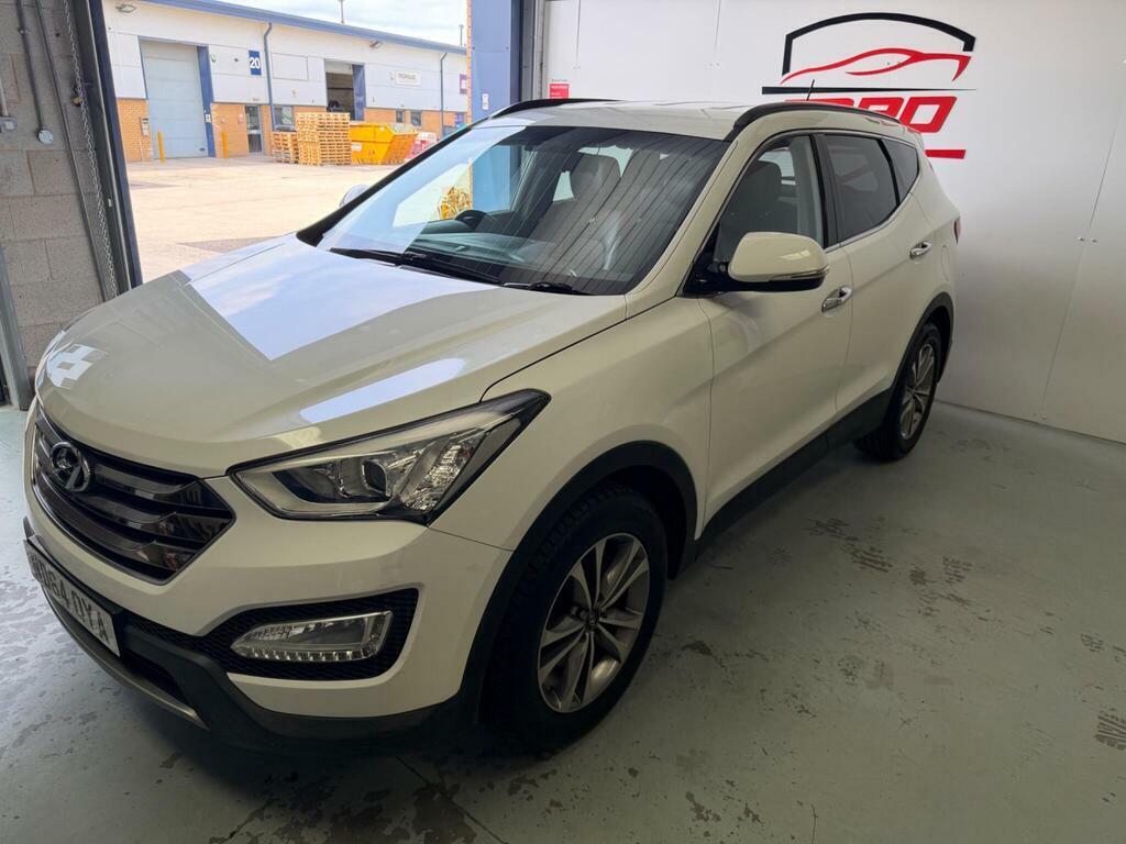 Hyundai Santa Fe 2.2 Crdi Premium Suv White #2