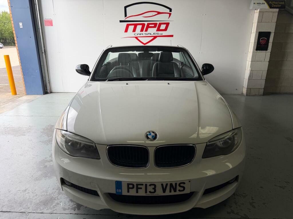 BMW 1 Series 2.0 118D Sport Plus Edition Convertible PF13VNS White #3