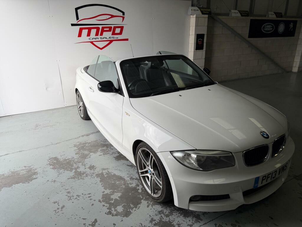 BMW 1 Series 2.0 118D Sport Plus Edition Convertible PF13VNS White #5