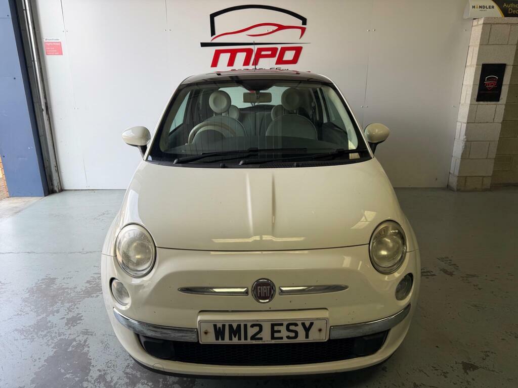 Fiat 500 1.2 Lounge Hatchback WM12ESY White #3