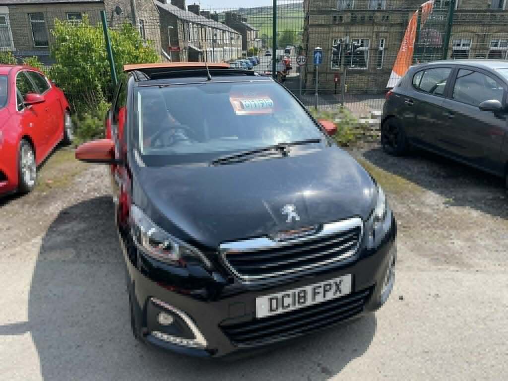 Peugeot 108 1.2 Ltr DC18FPX Black