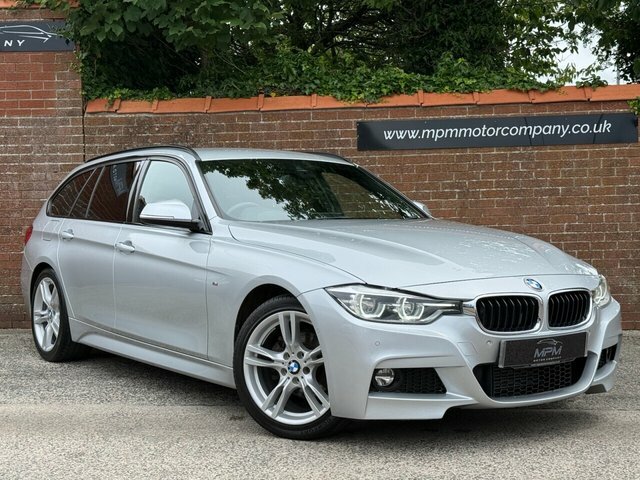 BMW 3 Series 2.0 318D M Sport Touring Euro 6 S YC67KXN Silver